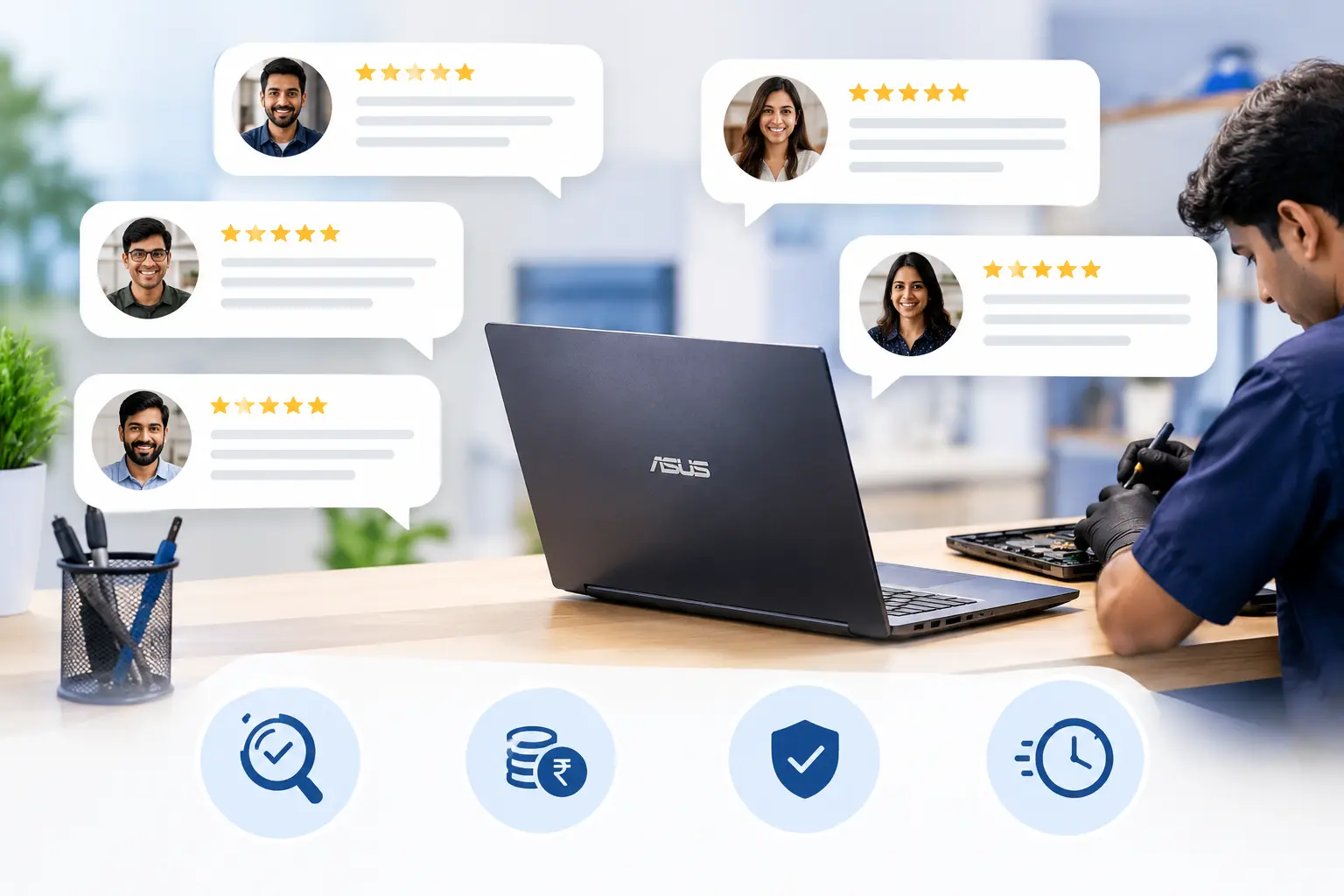 Why Asus service center reviews matter
